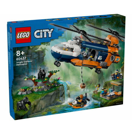 Lego City Djungelhelikopter och baslger