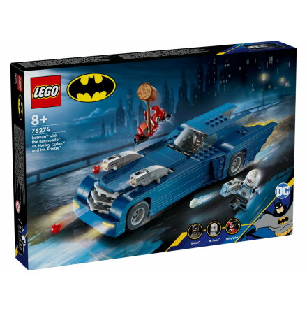 Lego Super Heroes Batman med Batmobile mot Harley Quinn och Mr. Freeze