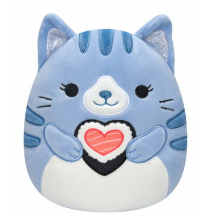 Squishmallows 19 cm P16 Hjrta Carizma Cat