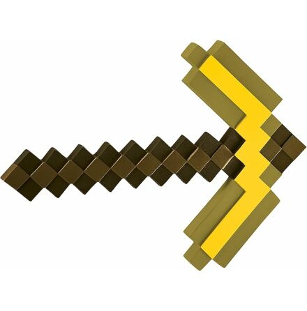 Minecraft Pickaxe, Gold