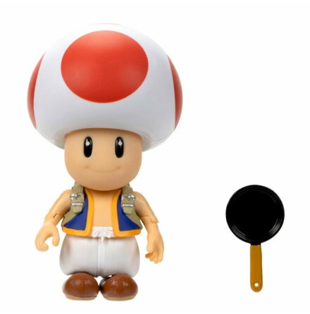 Toda med stekpanna, 10cm, Super Mario Movie Figur