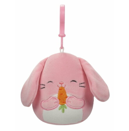 Squishmallows 9 cm Spring Squad Clip On, Bop Bunny