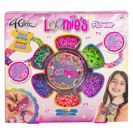 4Girlz 1500 Loomie's Loombands, Flower