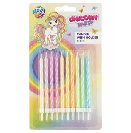 Ljus Unicorn 10-pack, Grafix