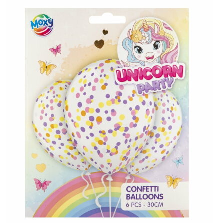 Ballonger Unicorn 6-pack, Grafix