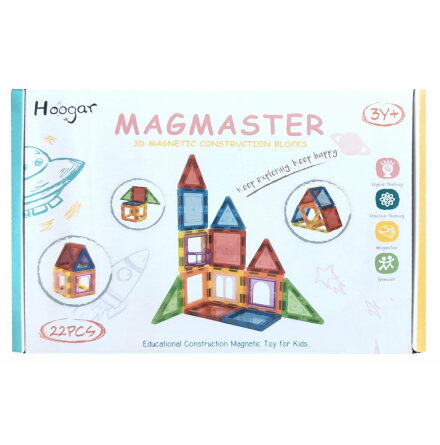 Magmaster, Magnetiskt Konstruktionslek, 22 delar