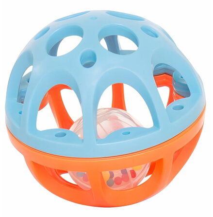 Infunbebe Bendy n Roll Ball 10cm, Bl/Orange