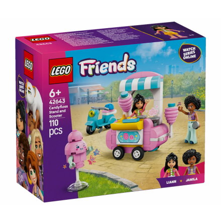 Lego Friends Sockervaddsstnd och vespa