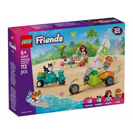 Lego Friends ventyr med surfhundar och vespa