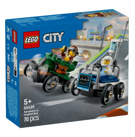 Lego City Flygplan mot sjukhussng - racingpaket