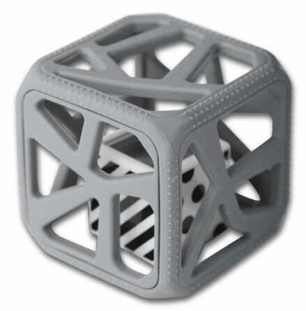 Malarkey Kids Chew Cube, Dark Grey