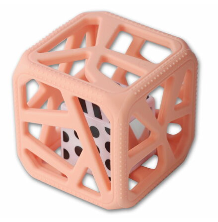 Malarkey Kids Chew Cube, Peachy Pink