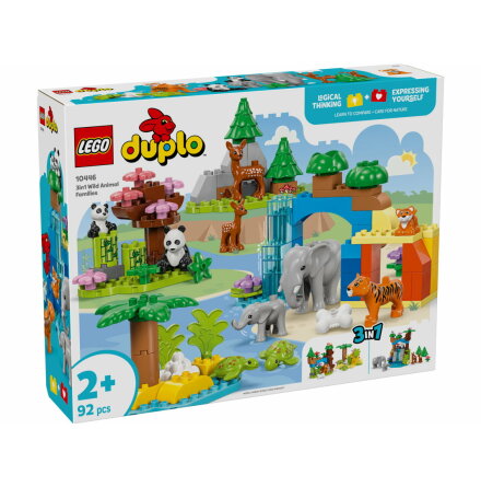 Lego Duplo 3-i-1 Vilda djurfamiljer