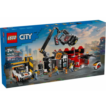 Lego City Skrotupplag med bilar