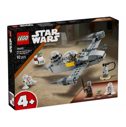 Lego Star Wars Mando and Grogu's N-1 Starfighter