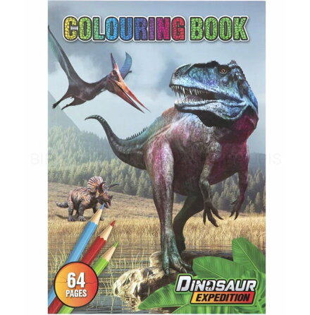 Mlarbok Dinosaur Expedition, 29cm