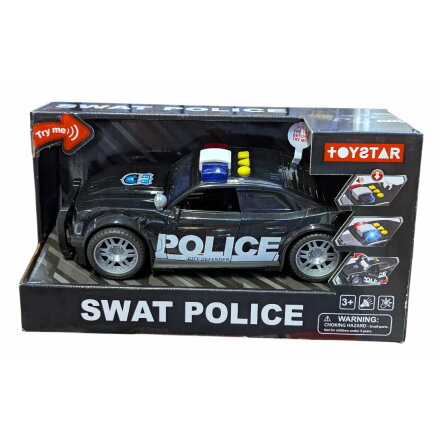 Toystar Bil Polis, 26cm, Ljud/Ljus