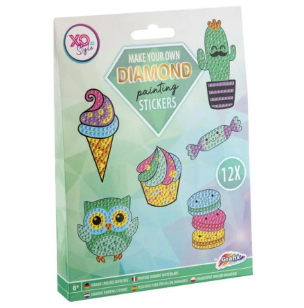 Diamant Mlning Stickers, Grn