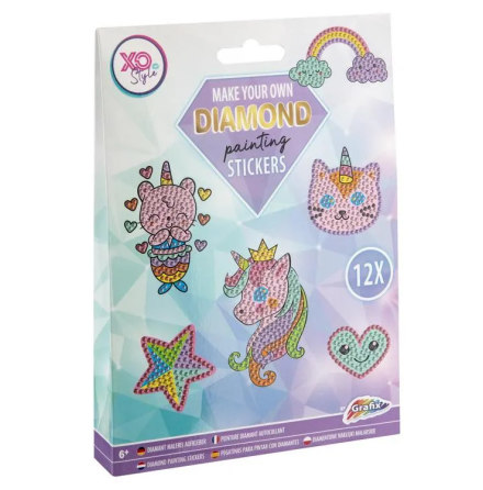 Diamant Mlning Stickers, Rosa